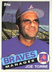 1985 Topps Baseball Cards      438     Joe Torre MG